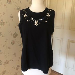 Disney Store Bejeweled Sleeveless Top